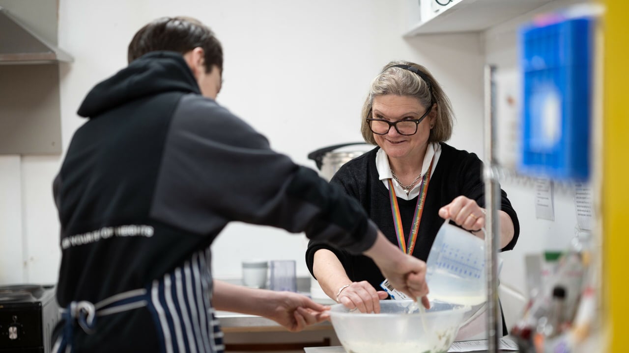 One-to-one tutoring session at Canterbury Centre