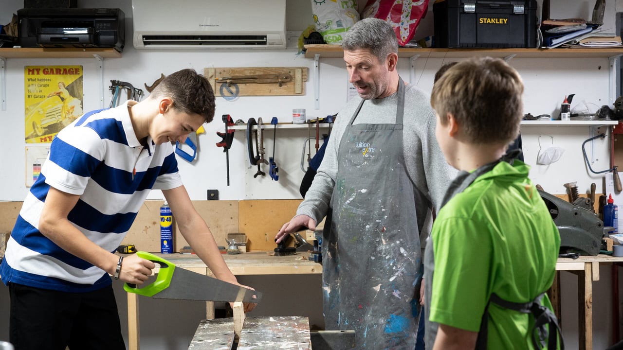 Young person in a gentle transition session with a key worker