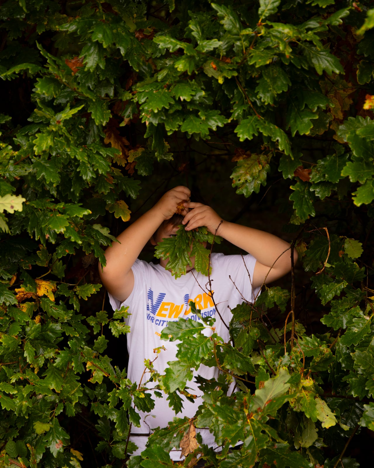 Children learning outdoors at Maypole Farm